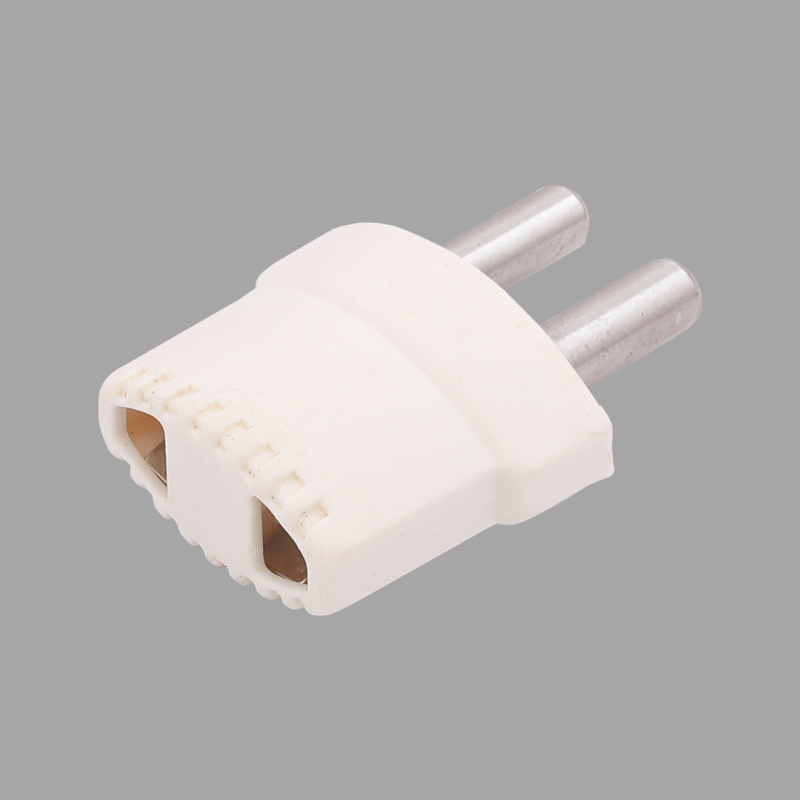 6A 2 Pin white color Plug, HEPL-6663