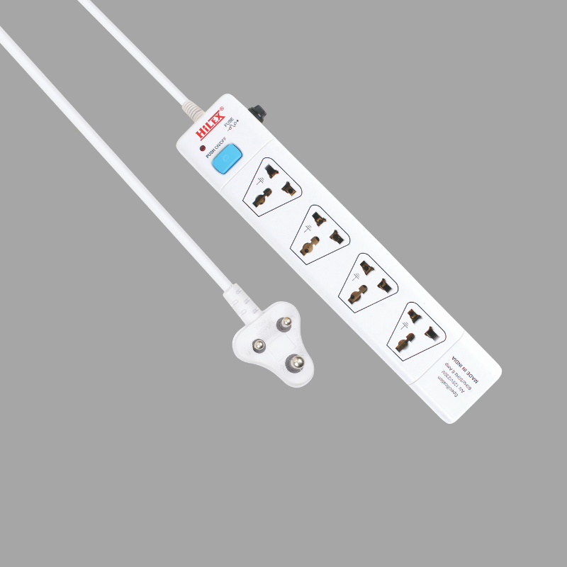 4 Socket Copper Wire Extension Cord, HEPL-6674