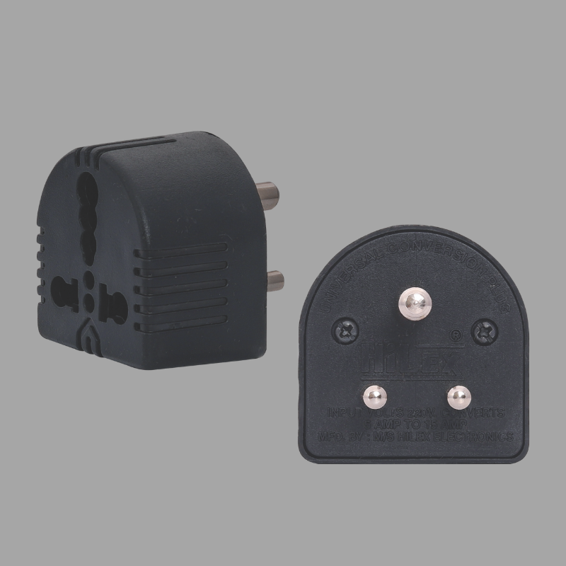 5 AMP To 15Amp Shock Proof Plug, HEPL-6621