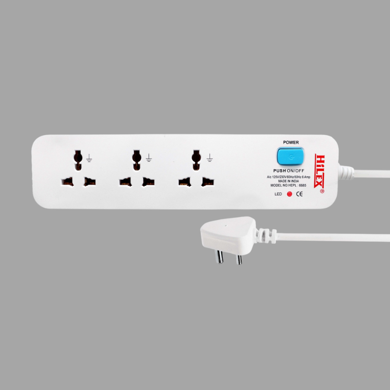 2.7M 3 SOCKET +1 SWITCH HEPL-6685